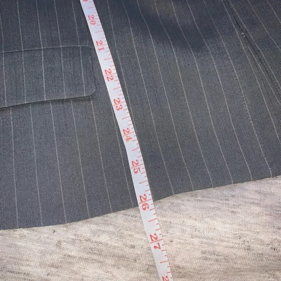 Plus Size Pinstripe Calvin Klein Suit - Picture 14 of 16